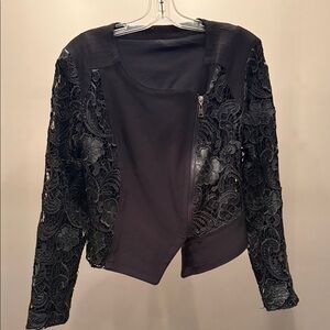 Frank Lyman Design Black Lace Jacket